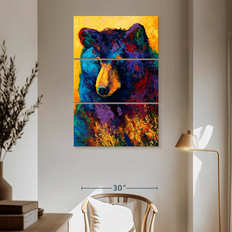 Bear Pause, 65" H x 42" W