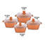 SQ Professional Nea Seramiq 4 Pieces Aluminium Non Stick Cookware Set