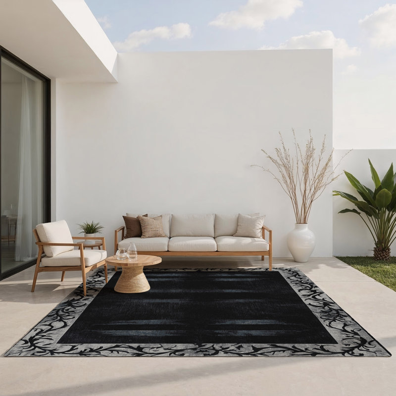 Enchanted Night Indoor And Outdoor Area Rug, Rectangle 9' x 12'