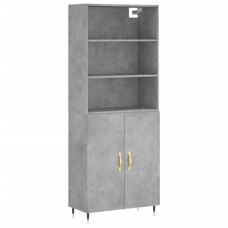 Venedy 69.5cm Sideboard, Concrete Grey