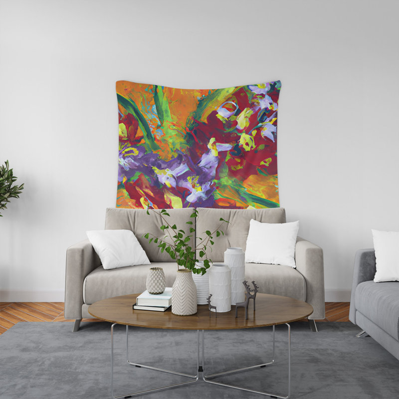 Tapisserie murale, H 88 po x l 104 po