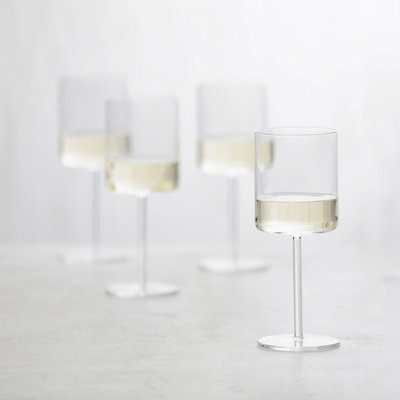 Modo 13.5 oz. Crystal White Wine Glass
