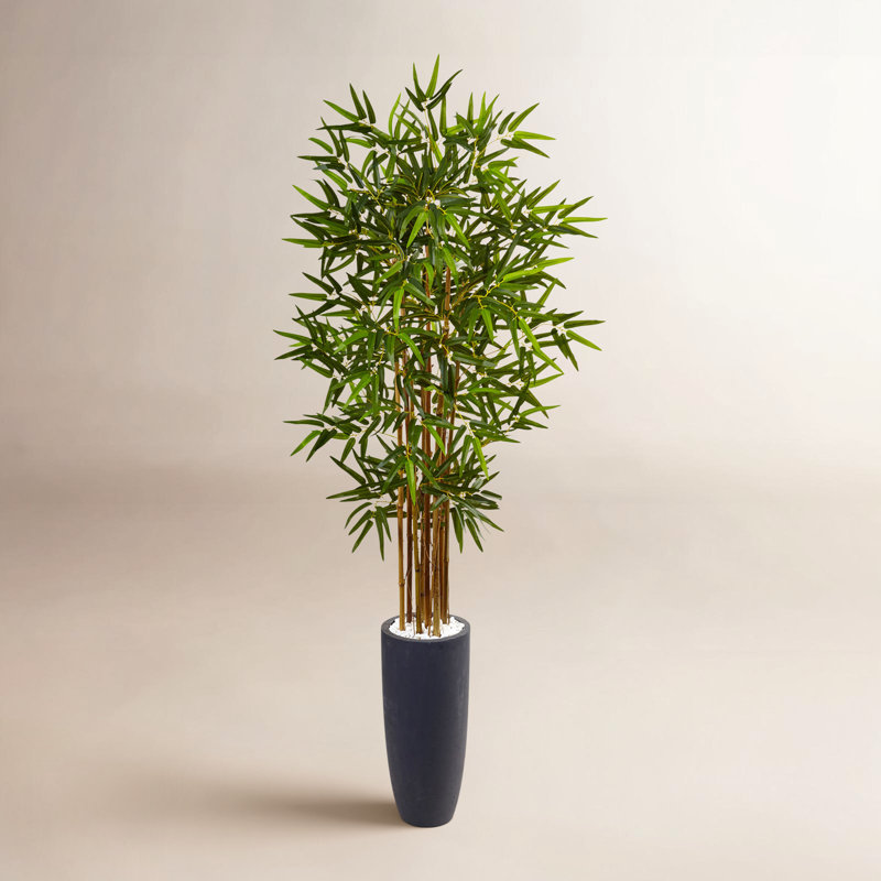 Bambou artificiel 60 po en pot