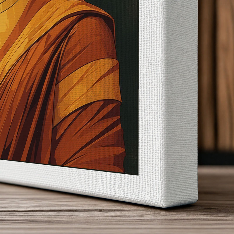Buddha in Radiance Religious & Spiritual - Wrapped Canvas, 18x12 - 45.7 x 30.5 cm, White Border