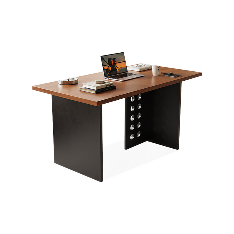 Bureaux rectangulaires en bois massif noyer, H 29,53 po x l 62,99 po x P 31,5 po