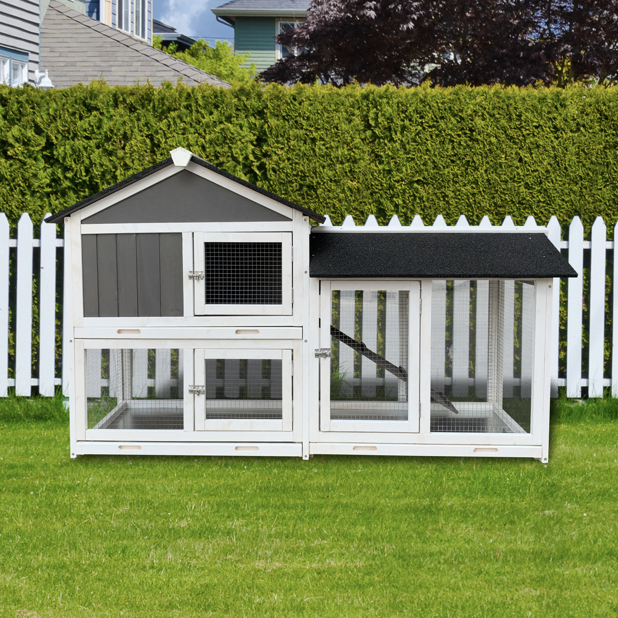 Archie & Oscar™ Aashma Weather Resistant Small Animal Hutch Wayfair