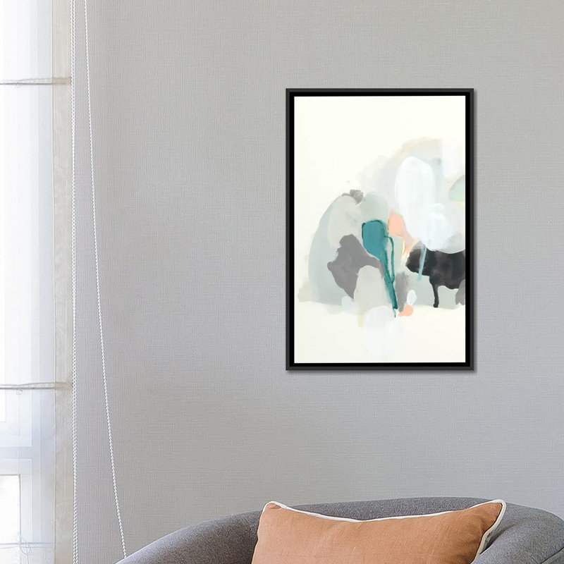« extraextrapole i », impression sur toile, H 26 po x l 18 po x P 1,5 po, Toile avec cadre noir, Pas de tapis
