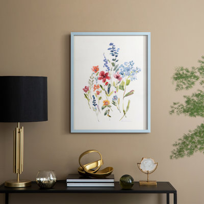 Spring Flower Garden I Framed Print - Solid Wood