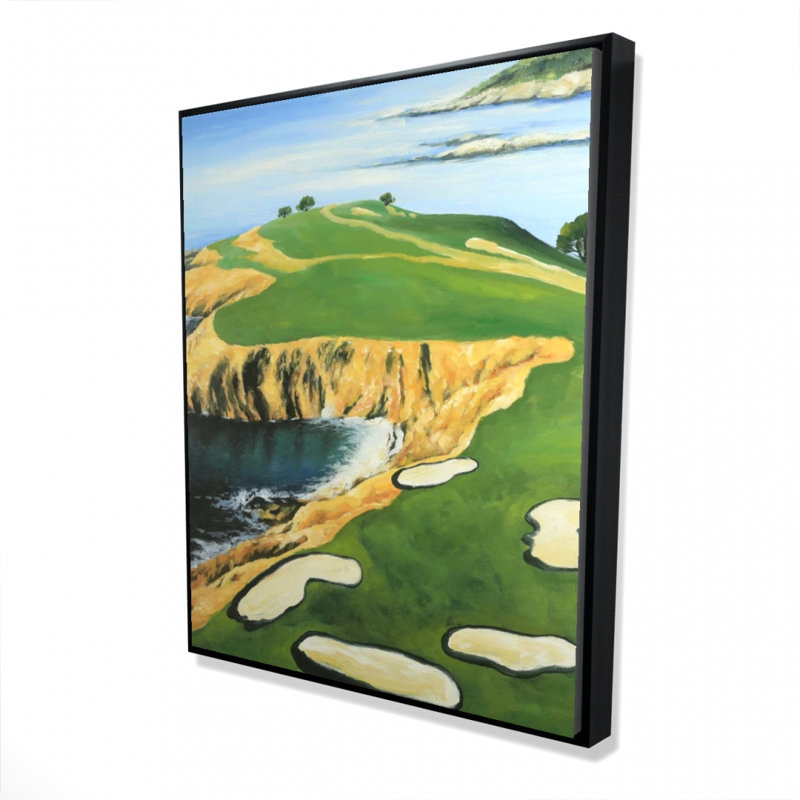 Pebble Beach Golf Links Print On Canvas