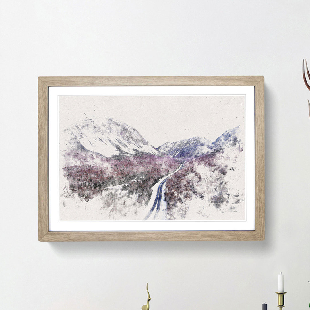 The White Mountains of New Hampshire - Picture Frame Painting Print