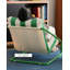 Chaise d'appoint en tissu de style moderne à rayures, pour le salon