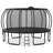 16FT Trampoline For Kids With Upgraded Arcpole And Composite Toploop For Safety Enclosure, Plus Basketball Board And 12 Ground Stakes, Outdoor Recreational Playset Balance Physical Training Trampoline