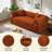 Boneless Convertible Sleeper Sofa Bed with Cylindrical Pillow, Corduroy Folding Mattress Couch, Floor Sofa Sofa-in-a-Box, No Installation & Easy to Transport, Deep Seat-1614710057