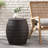 14.00" Side Table For Outdoor Patio, Finish, Strong Iron Foundation, No Assembly, Beautify Your Patio And Yardscape, Colours Frame, Decorate & Yard, Colors Available-729596693-729596680