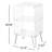Dahlstrom Acrylic Hairpin Leg End Table