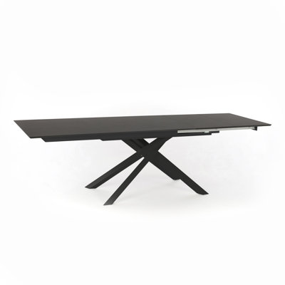 Rawley Extendable Metal Base Dining Table