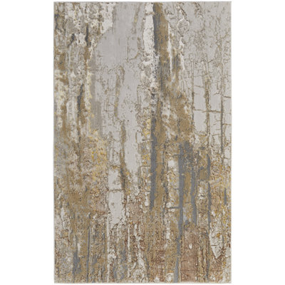 Rollegem Performance Abstract Indoor Rug