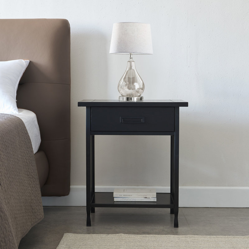 Table d'appoint Ironcraft, Noir mat