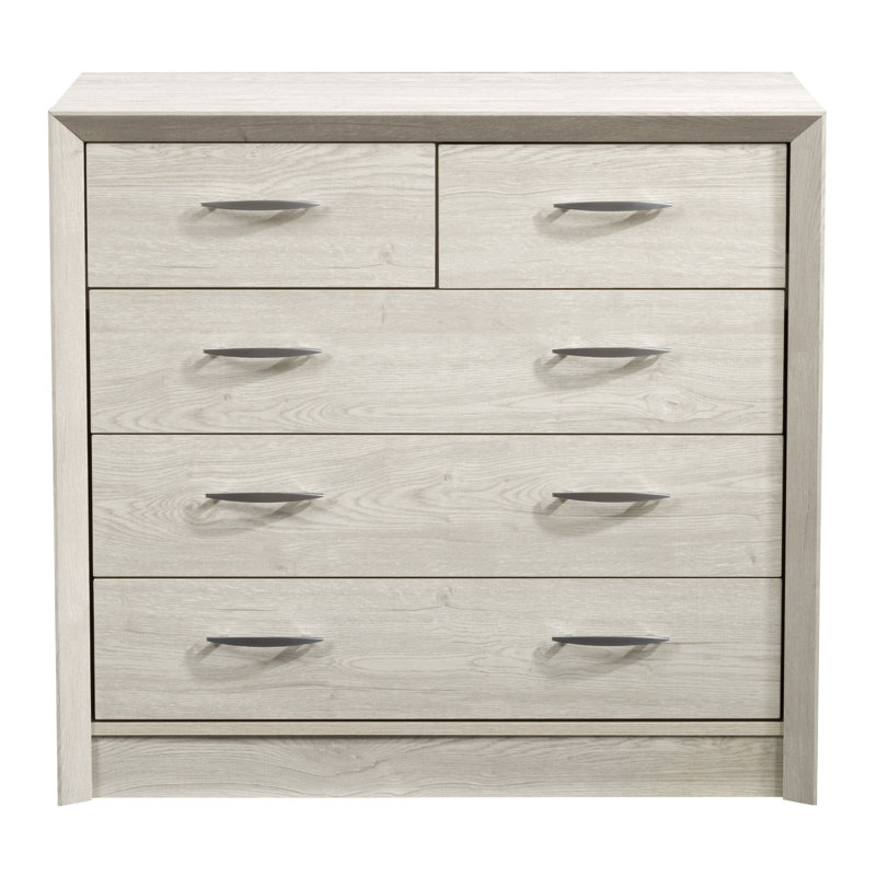 Commode 5 tiroirs Lodsworth, Chêne blanchi
