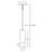Peek 1 - Light Polished Aluminum Single Pendant