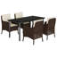 Ensemble repas avec coussins en rotin Vidaxl-100545448-103087973-103087975