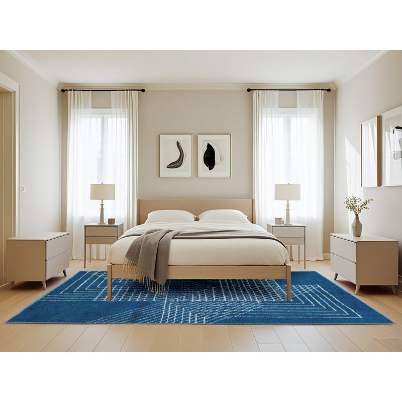 Tapis abstrait moderne 5210, Rectangle de 5 pi x 8 pi