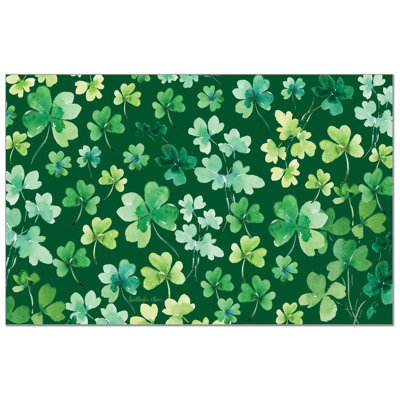 Napperons en papier de qualité supérieure Shamrocks