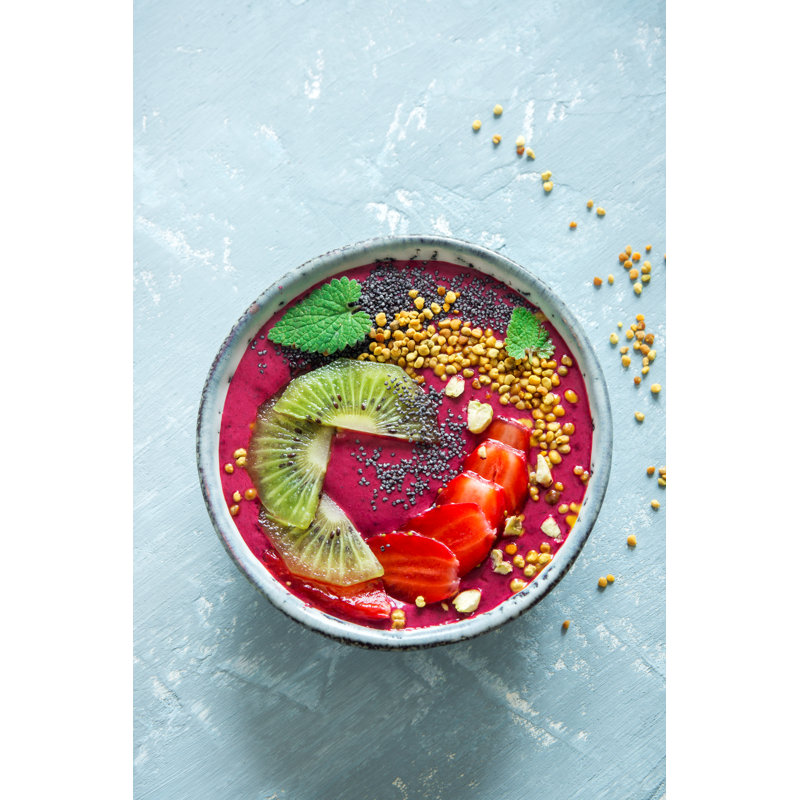 Acai Smoothie Bowl by Mizina - Wrapped Canvas Print, 46cm H x 30cm W