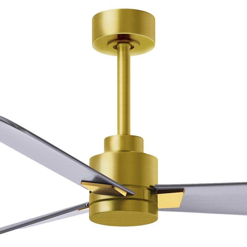Alessandra 42'' Ceiling Fan, Brushed Nickel, Brushed Brass