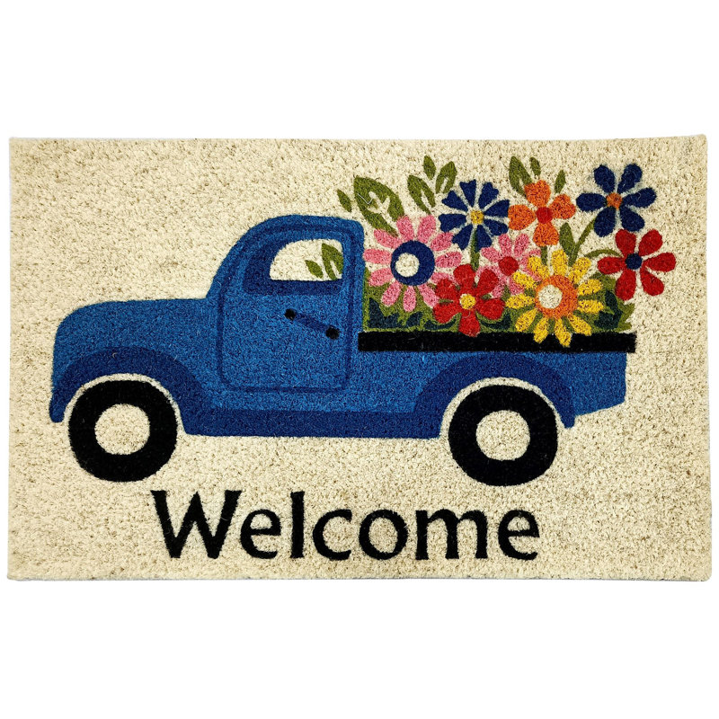 Tapis de porte d'extérieur antidérapant Ladavid