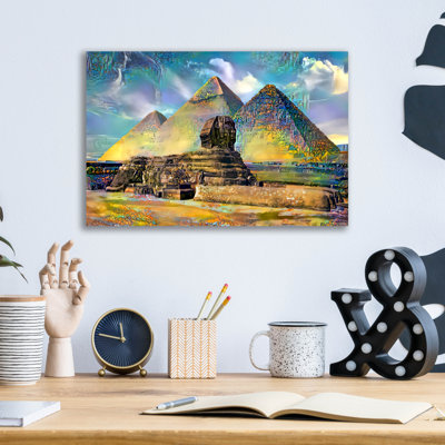 «Égypte, pyramide de Gizeh, sphinx» par Pierre Gavidia