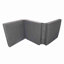 Outdoor Lounge Chaise With Water-Resistant Lounge Cushion-1570242086-1570242087