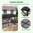 Feria  20'Wx12'D Manual Slope Patio Awning In Black