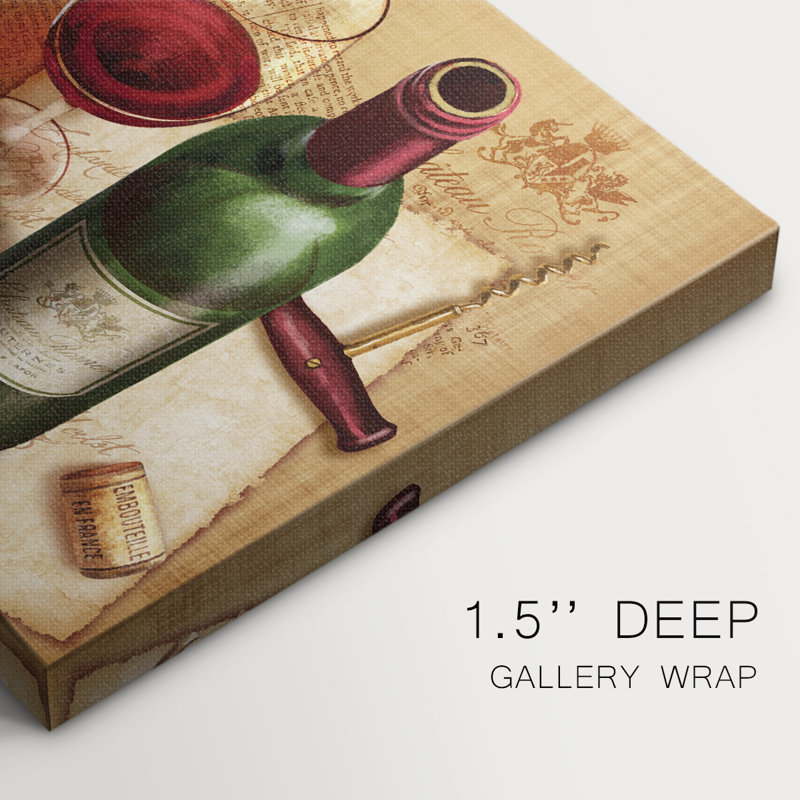 Accords mets et vins - Cavas enveloppés de galerie, H 18 po x l 27 po