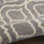 Tapis géométrique gris / ivoire Kardinya-1226657011