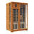 2-Person Canadian Hemlock Low-EMF Infrared Sauna