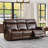 3-Piece Classic Top Genuine Leather Power Reclining Living Room Set: Two Recliners + Sofa With Adjustable Headrest, USB & Wireless Charging-1137113442