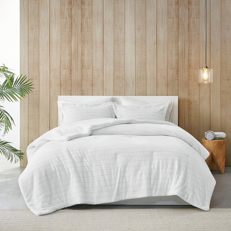 To King/ King Comforter - Luxury Textured, Warm & Machine Washable, With Filling, Design, Soft Cozy, Wash,
