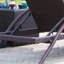 Chaise de plage d'extérieur inclinable en rotin