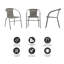 Fauteuil de terrasse empilable