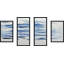 «Out Of The Blue», reproduction de 4 pièces-2065907764-2065907767