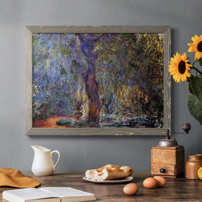 «Weeping Willow 3», reproduction d'art sur toile encadrée
