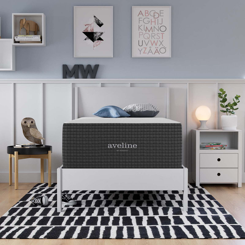 Matelas en mousse à mémoire de forme Aveline Modway, 16", Simple