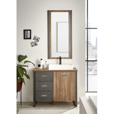 Kennemer Vanity & Mirror Set