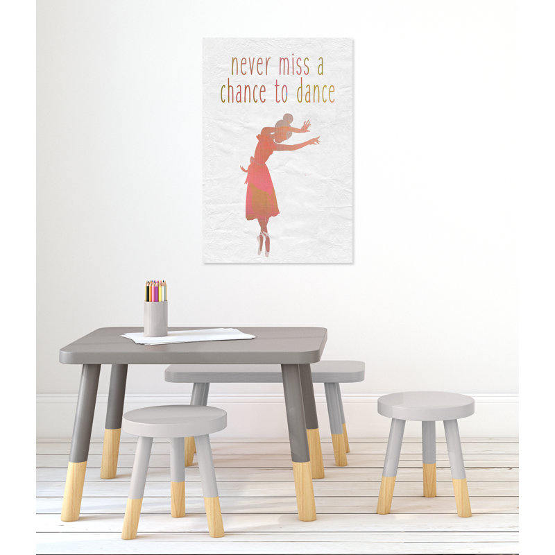 Impression sur papier Dance B, H 36 po x l 24 po x P 1,5 po, Canevas
