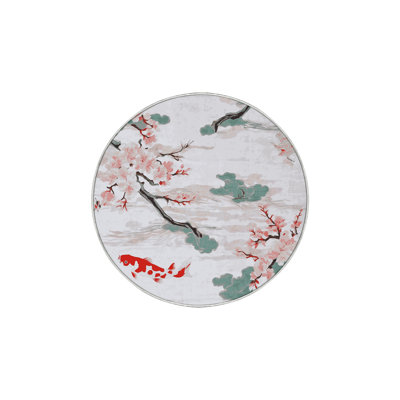 Machine Washable White Area Rug