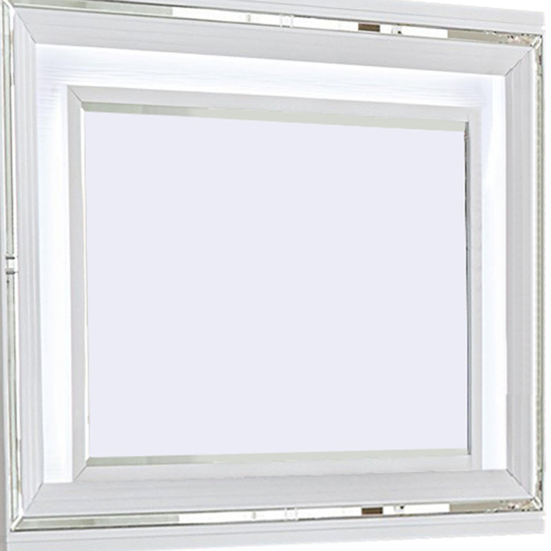 Miroir moderne pour commode lumineuse
