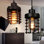 Luminaire suspendu rétro 1 lumière