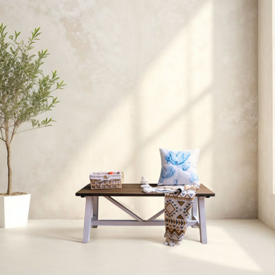 Banc en bois massif Fawaka