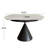 Extendable Dining Table With Sintered Stone Tabletop-124423938